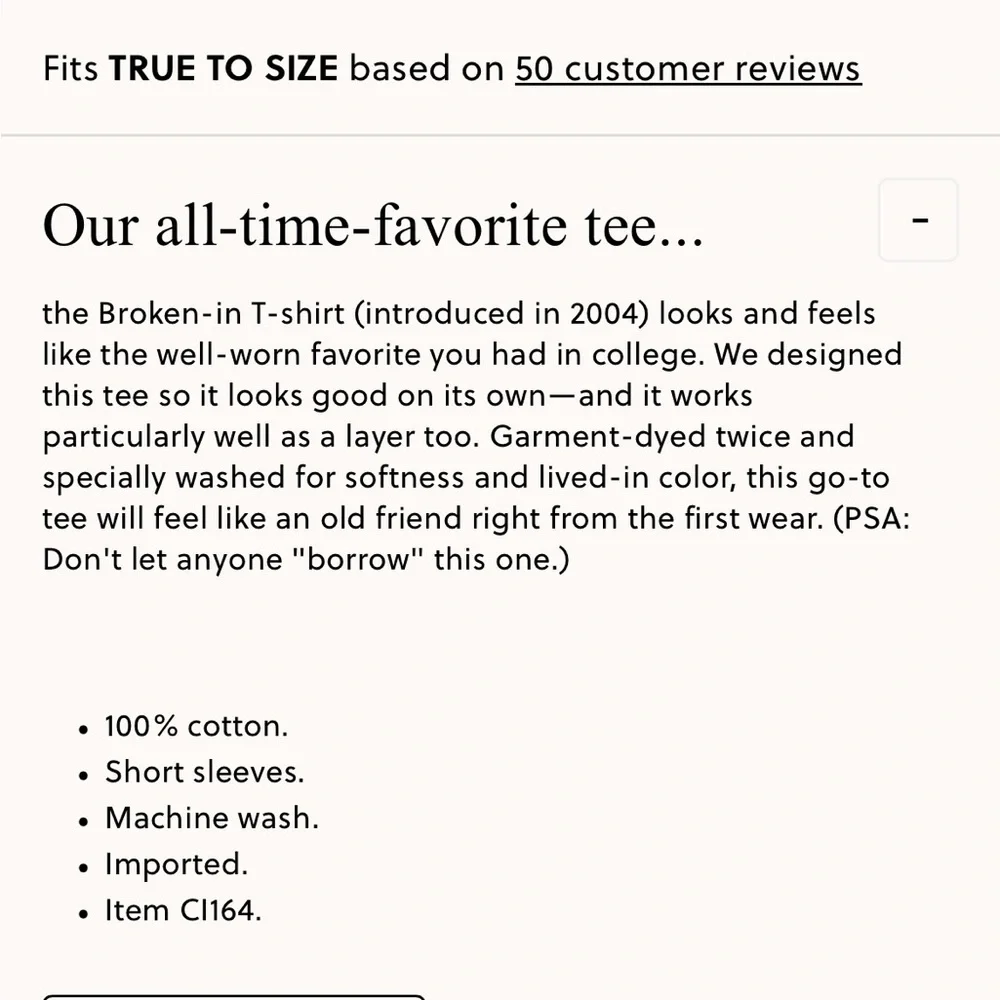 J.Crew Slim Broken-in T-shirt